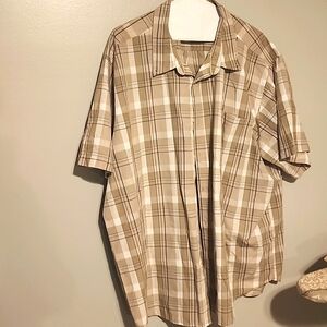 Big & Tall 4XL BUTTON DOWN SHIRT